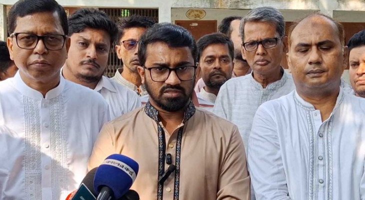 জামায়াতের আমির সবসময় মিথ্যা কথা বলেন: রাশেদ খাঁন